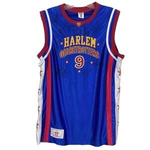 NWOT HARLEM GLOBETROTTERS Jersey Men S 10 Signatures Graphic Jahmani Swanson 9